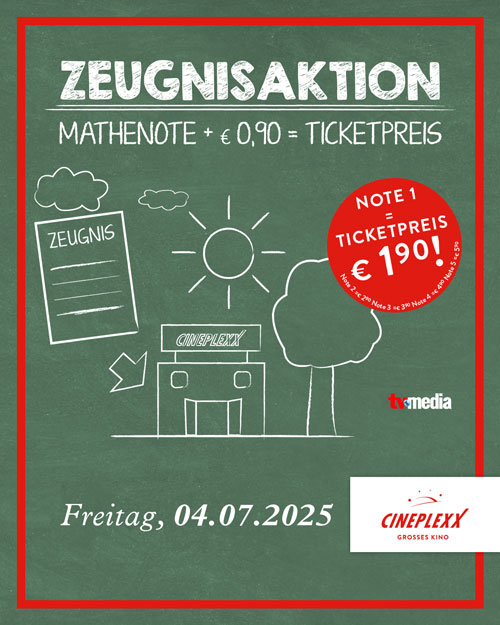 CINEPLEXX ZEUGNISAKTION